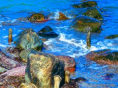 Blue Water and Stones